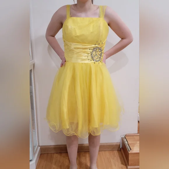 Dresses | Yellow Promhomecoming Dress | Poshmark